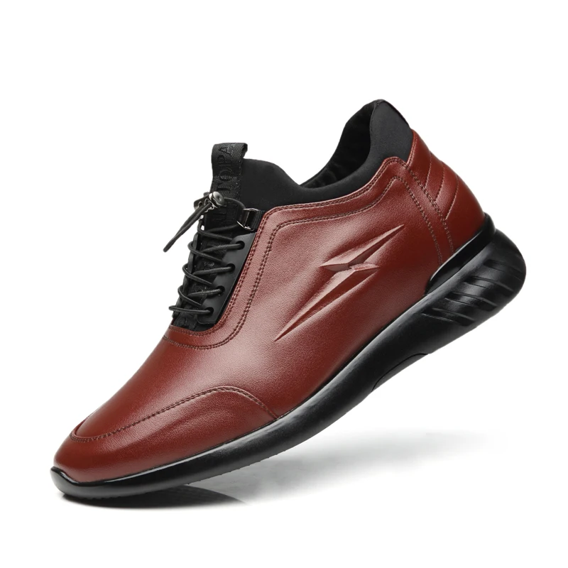 

2019 New Spring Men's Shoes Casual Comfortable Outdoor Man Shoes Walking Handsome Genuine Leather Casual Shoes DA052