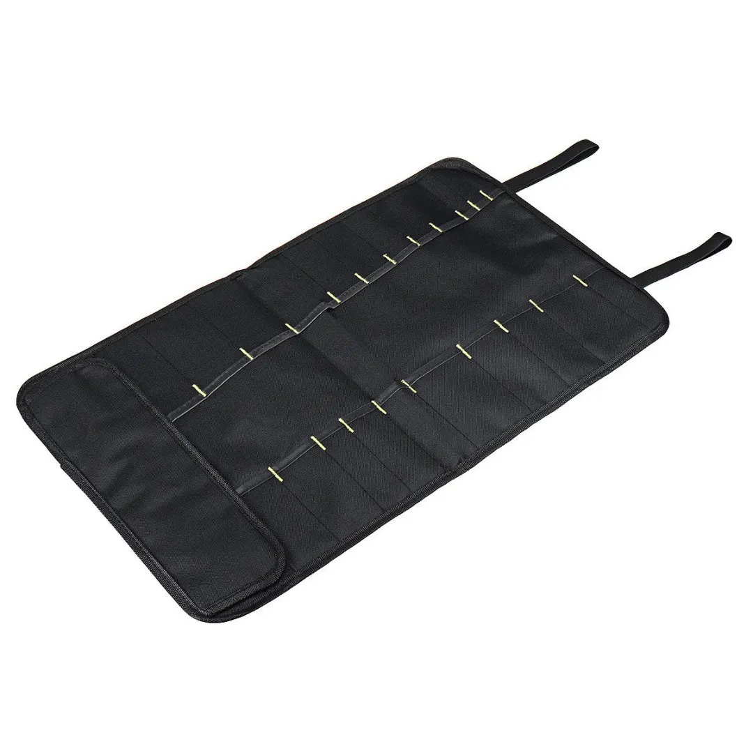 JX-LCLYL 22 Pocket Portable Chef Tool Bag Roll Bag Carry Case Bag Folded Kitchen Storage
