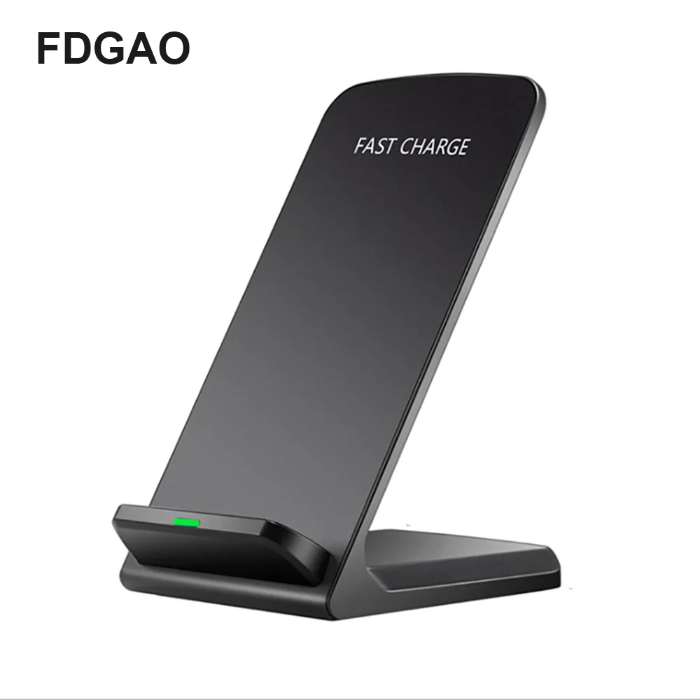 

FDGAO Qi Wireless Charger Dock USB Fast Charging For iPhone X Xs MAX XR 8 Plus Samsung S8 S9 10W Wireless Quick Chargers Holder