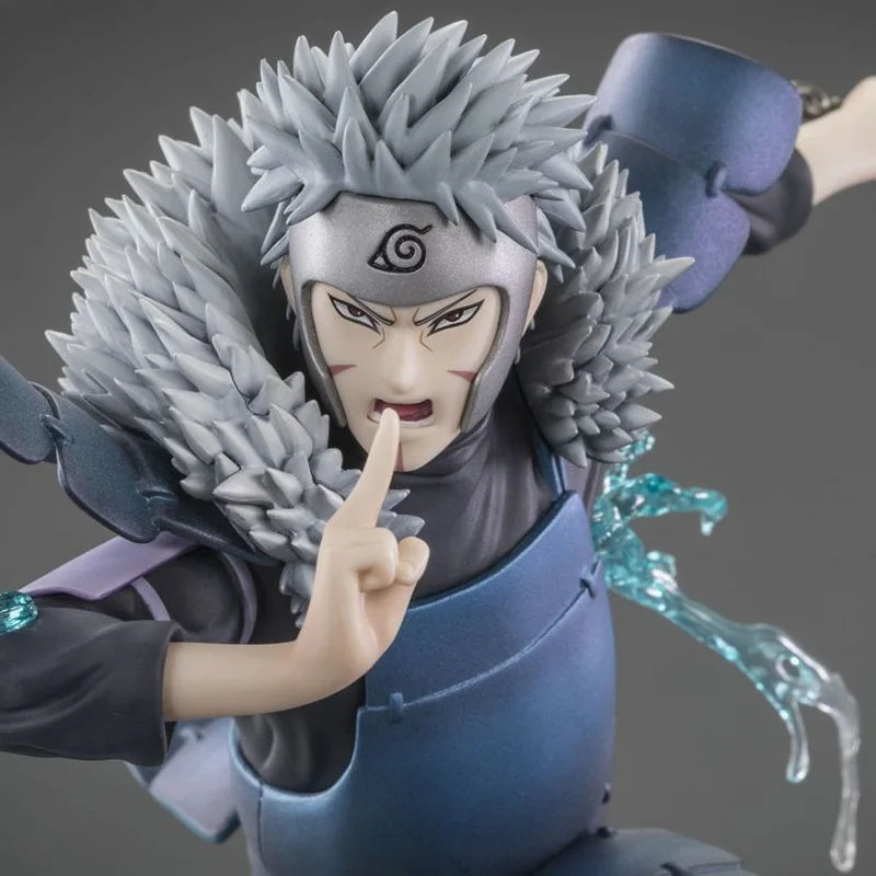 Аниме Наруто Shippuden Sarutobi Hiruzen Shodai Hokage Senju Hashirama Senju Tobirama ПВХ фигурка Коллекционная модель игрушки