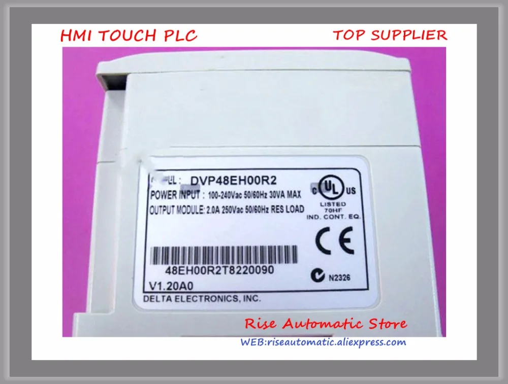 Фото Новый оригинальный релейный выход DVP48EH00R2 PLC 24DI 24DO №3