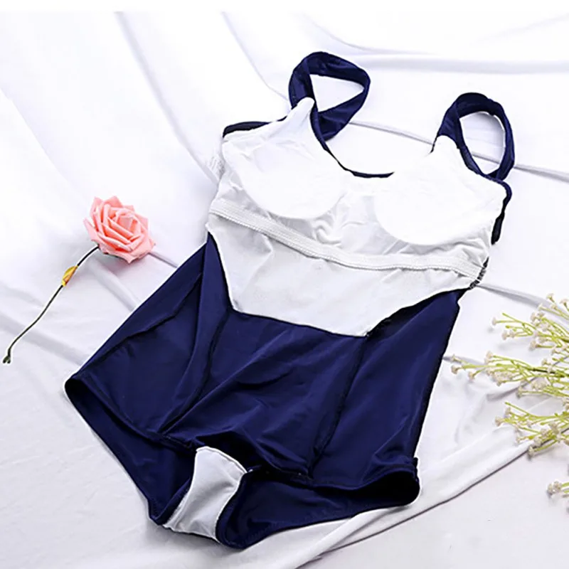 Японская школьная форма SUKUMIZU белый/синий купальный костюм косплей костюм бикини цельный купальный костюм бикини купальный костюм топ одежда для плавания