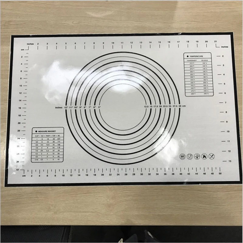 1 шт кухонный силиконовый коврик для выпечки тесто Сахар ремесло печенье рулет антипригарный лист инструменты для приготовления пищи 60X40 см/4030 см формы для выпечки настольная подставка