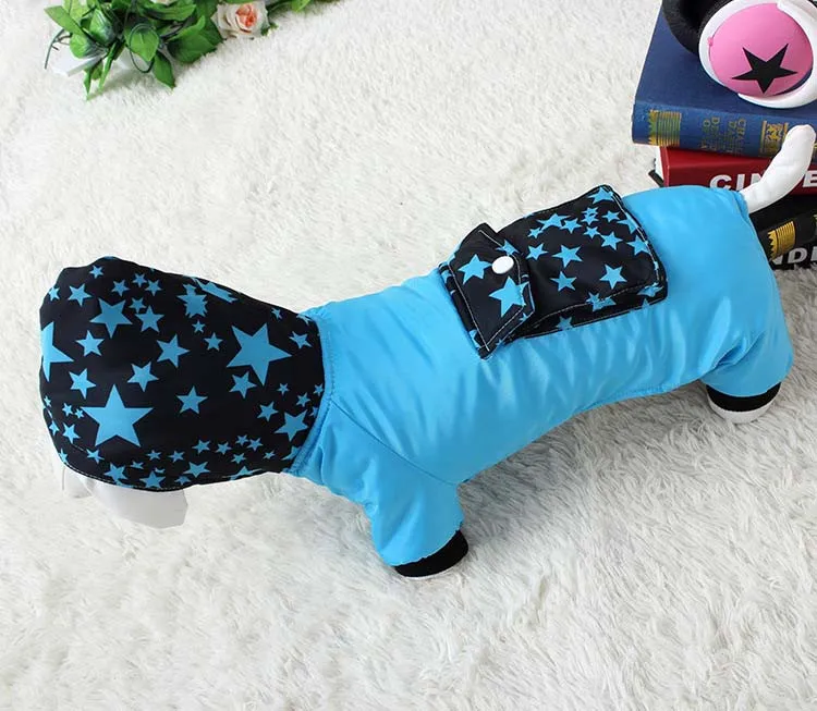 Waterproof Fashion Pet Clothes Large pocket Thick Pet Jumpsuit Coat With Hooded Windproof Winter Outdoor Cotton Pet Apparel XS-XXL8