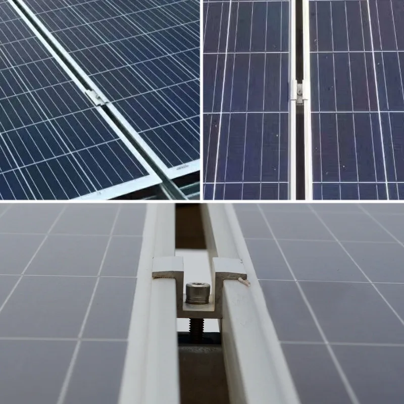 Горячая Серебряная солнечная панель кронштейны из нержавеющей стали солнечные панели наборы для монтажа для большинства обрамленных солнечных панелей на RV дом и лодка