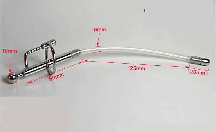 Силиконовый катетер из нержавеющей стали для мужчин 21 см длина 613|urethral sounding|catheter