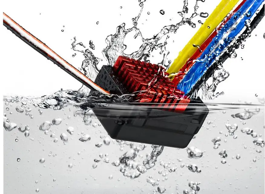 

Genuine Hobbywing QuicRun WP 880 80A Dual Brushed Waterproof ESC Speed Controller For 1/8 RC Car