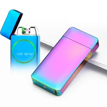 

New Double Pulsed Arc Creative Lighter Creative Plasma USB Charging Electric Lighters for Cigarette Lighter Tobacco Smoke