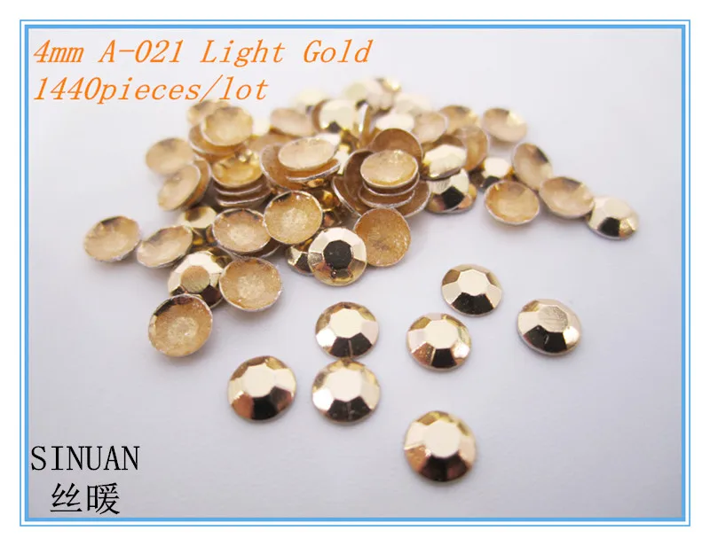 4mm light gold_