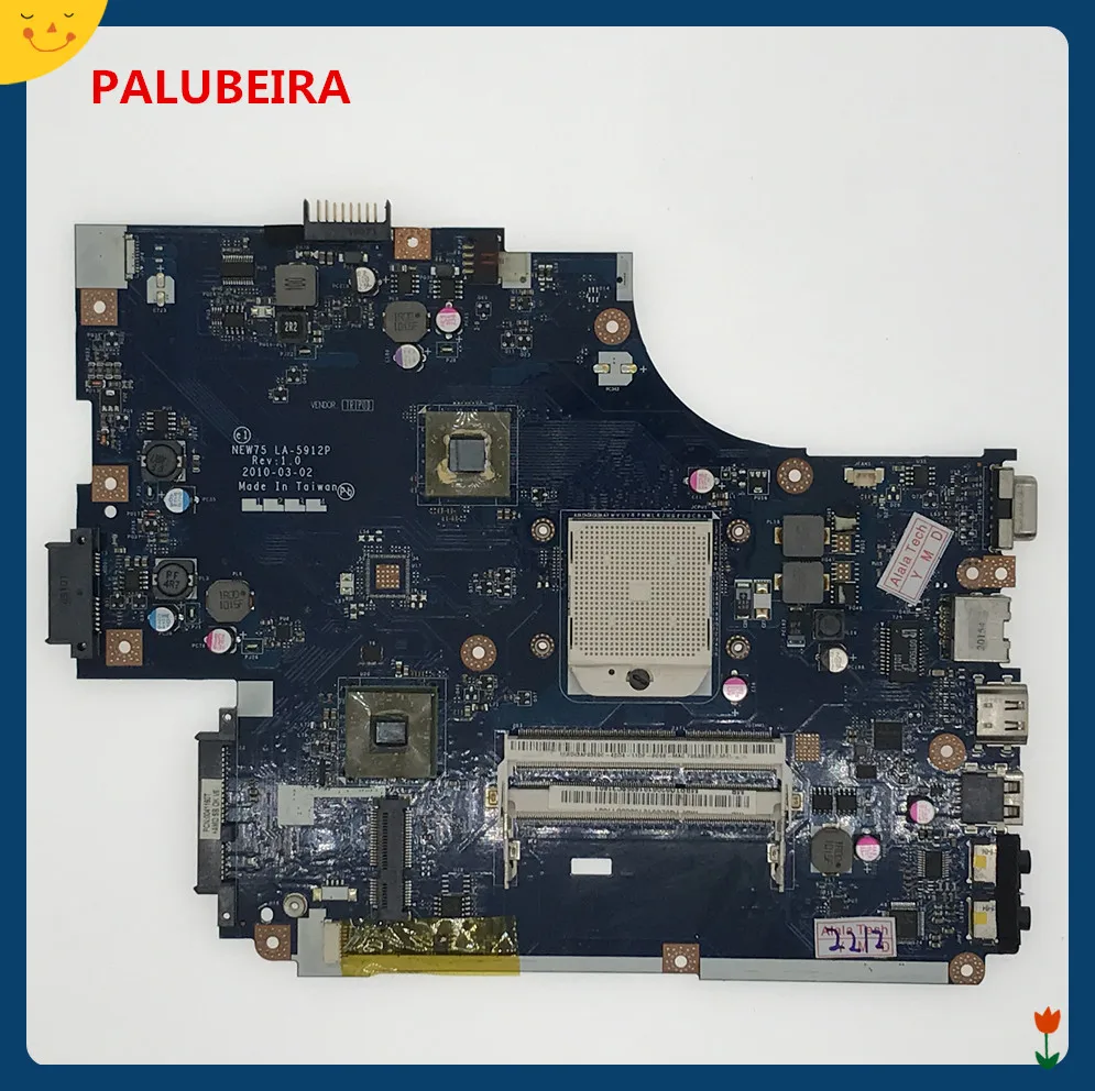 

PALUBEIRA for ACER 5552G 5251 NV53A E640 (Switch board port on the left) Motherboard S1 Socket DDR3 MBTZG02001 NEW75 LA-5912P