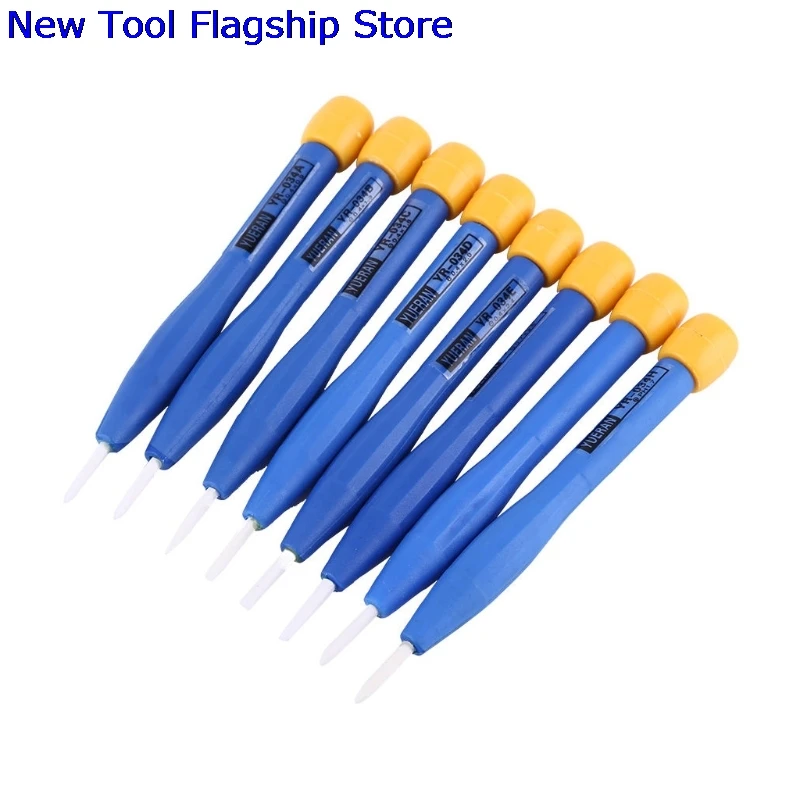 

8Pcs Adjust Frequency Screwdriver Anti Static Plastic Ceramic Set Hand Tool New