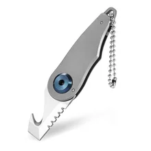 Многофункциональный Открытый стальной EDC портативный мини с резак для веревок Крюк Складной инструмент