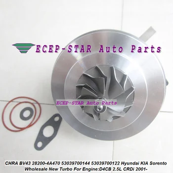

Turbo CHRA Cartridge Core BV43 28200-4A470 53039700144 53039700122 Turbocharger For Hyundai For KIA Sorento 01- D4CB 2.5L CRDi