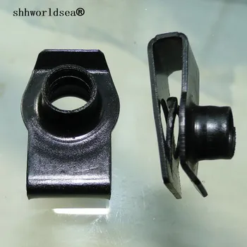 

shhworldsea auto clip fastener zinc black U type clip