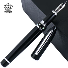 Duke Classic Fountain Pen 911 Big Shark Shape Black Pattern Nib Full Metal Iridium Medium Nib Writing Pen for Business Office Duke Classic Fountain Pen 911 Big Shark Shape Black Pattern Nib Full Metal Iridium Medium Nib Writing Pen for Business Office