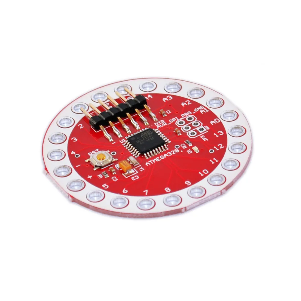 

KEYES LilyPad atmega328 Main Board for Arduino's IDE Atmega 328 Lily Pad Red