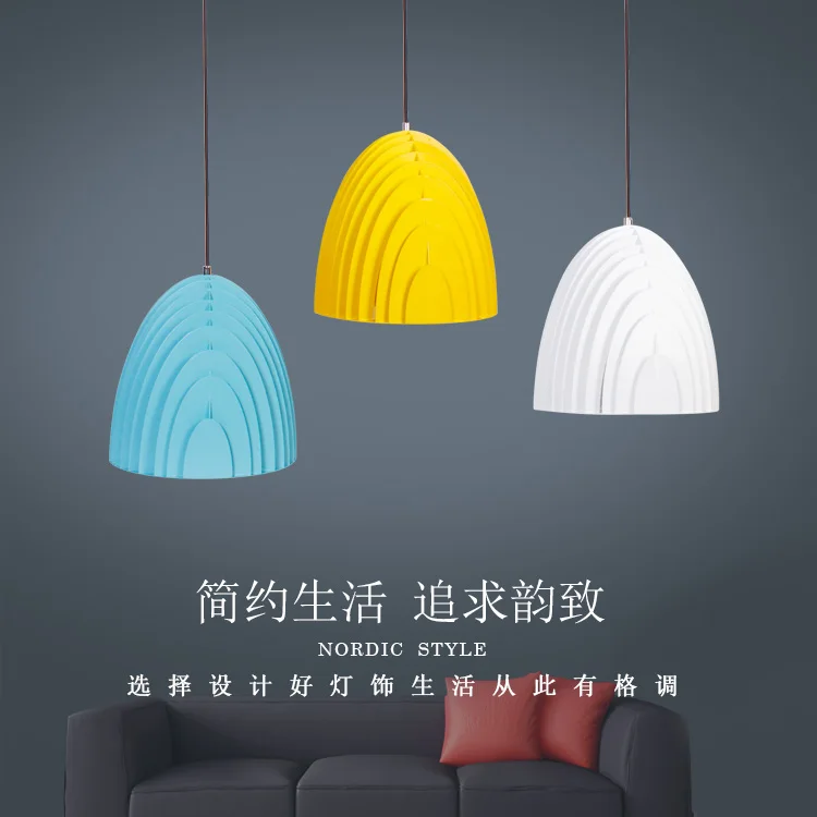 

Modern Nordic AMBIT Pendant Lights Denmark Colored Macaron Aluminum LED pendant lamp Kitchen Restaurant Light Ceiling Fixtures