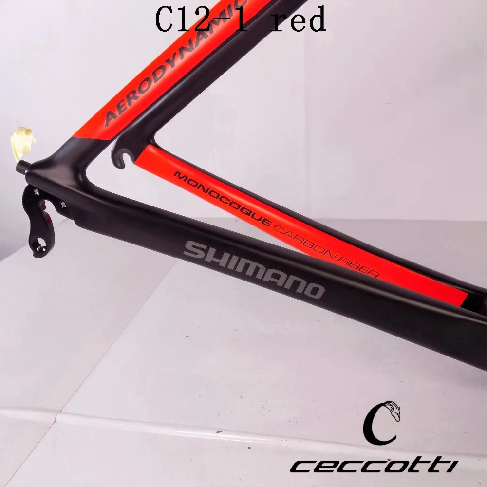 Top C12-1 RED matte carbon bike frame Ceccotti brand high quality Carbon fiber road bike bicycle frame road bike frame carbon 1 Top C12-1 RED matte carbon bike frame Ceccotti brand high quality Carbon fiber road bike bicycle frame road bike frame carbon 1