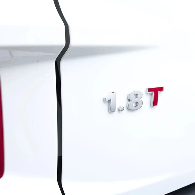 Car Displacement sticker Metal 1.0 1.2 1.5 1.6 1.8 2.0 2.5 2.8 3.0 T volume logo Car rear Trunk Emblem badge Vehicle Stickers 5