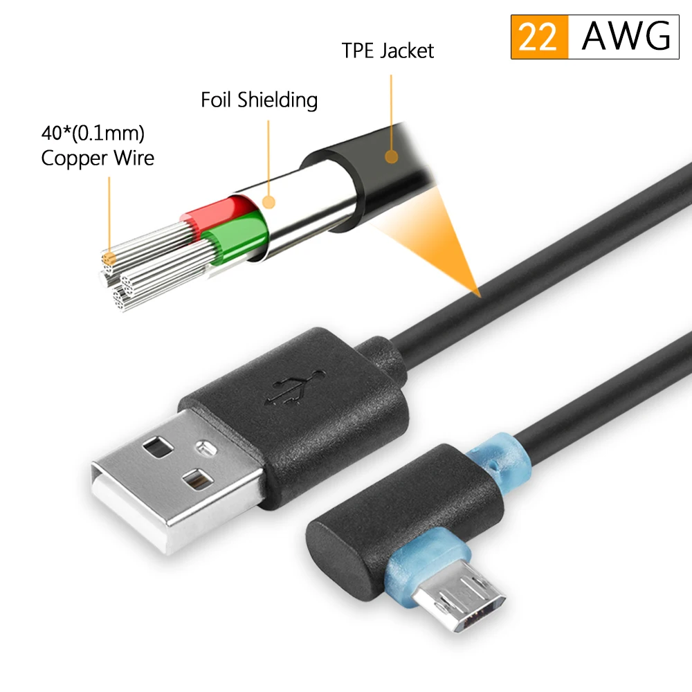 СГИБ Micro USB кабель для быстрой зарядки мобильного телефона Android Reversibe кабель 0,5 м 1 м 2 м 3M кабель для зарядки данных для samsung htc LG