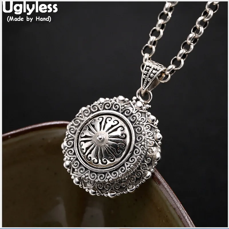 Uglyless Real 925 Sterling Silver Handmade Engraved Gaudencio Box