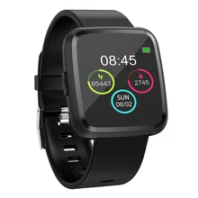Полный экран сенсорный фитнес-трекер Смарт-Браслет спортивный пульсометр отслеживание активности счетчик шагов браслет часы трекер