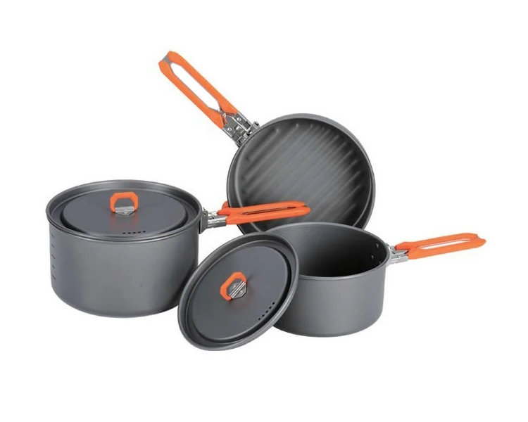 Fuego-Arce 1-5 persona olla conjunto hervidor acampar Utensilios de cocina al aire libre picnic Utensilios de cocina feast1-feast5