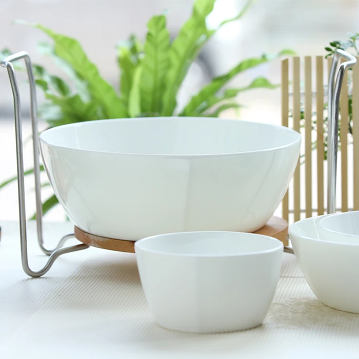 Square bowl of instant noodles Korean bowls bone china rice soup