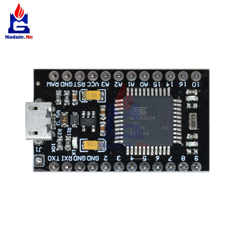 Pro Micro ATmega32U4 ATMEGA32U4-AU 3,3 В 8 МГц модуль USB контроллер Микроконтроллер плата для Arduino Nano с Загрузчиком