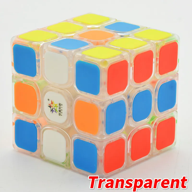 Transparent Yuxin черный Kylin V2 3x3x3 магический паззл куб не магнитный Zhisheng Cubo MagicoSpeed Куб Головоломка Развивающие игрушки для детей - Цвет: Transparent