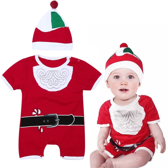 newborn baby boys clothes christmas short sleeve romper hat 2pcs infant christmas clothes kids clothing - Christmas Clothes For Kids newborn baby boys clothes christmas short sleeve romper hat 2pcs infant christmas clothes kids clothing - Christmas Clothes For Kids