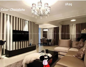 

Black/Chocolate Livingroom wallpaper 3d papel de parede wallpapers for walls Pattern Damask wall paper Roll Wallcoverings