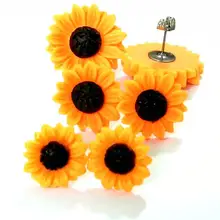 Модные украшения дикий богемные серьги для Для женщин подсолнечника серьги-гвоздики с цветочным украшением из серьги, для любимой женщины серьги