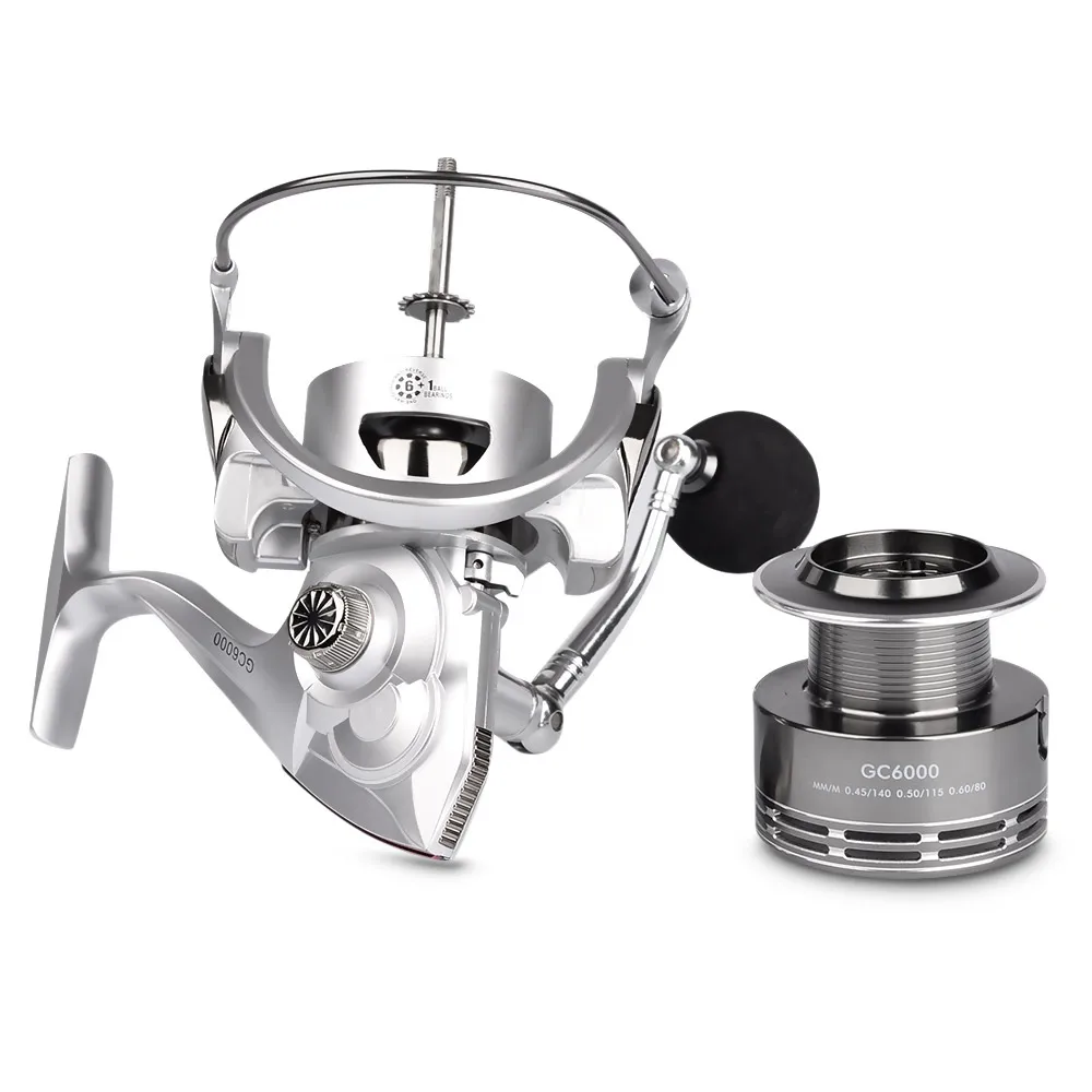 PRO BEROS GC3000 6000 серии 6 3: 1 + 1BB спиннинговая Рыболовная катушка легкая бесшовная