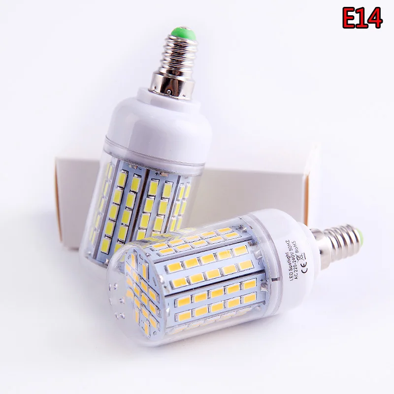 Умная Светодиодная лампа SMD 5730 E27 E14 IC энергосберегающие светодиодные лампы 220 в 230