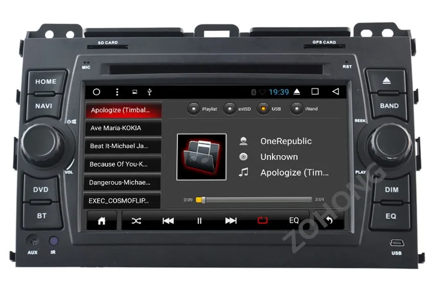 Discount 2 din PIP Split Screen Android Car DVD Player GPS for Toyota Prado 120 Land Cruiser 120 CAR Navigation Radio RDS BT WIFI Map 22