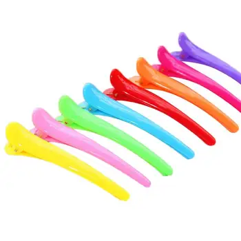 

10pcs Jelly Candy Color Duckbill Clip Alligator Clip Hair Clip 8cm Translucent Hairpin 2U1027