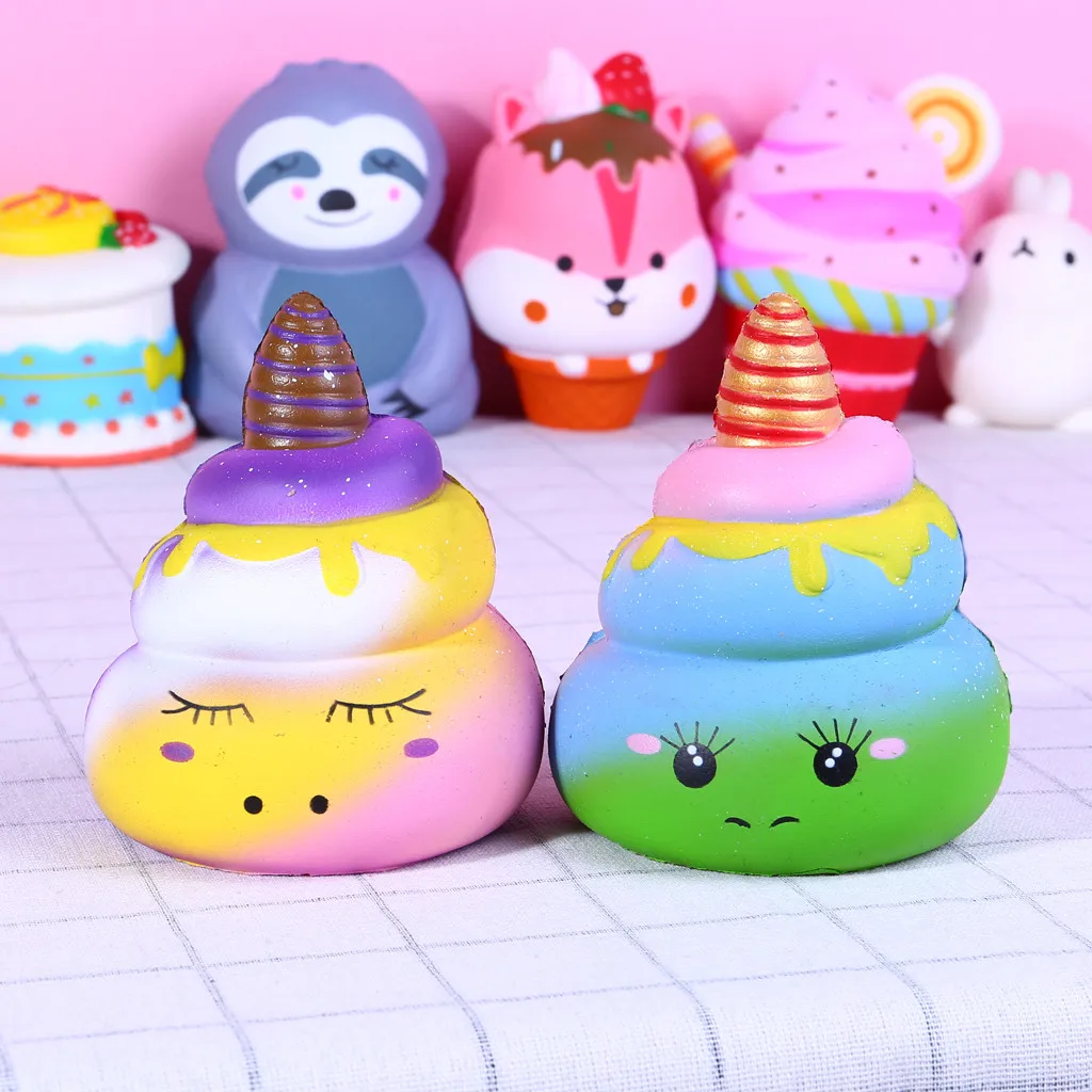 Рождество снятие стресса Squishies игрушки Squishies мягкий Kawaii Poo замедлить рост Ароматические облегчить стресс игрушка MJ1208