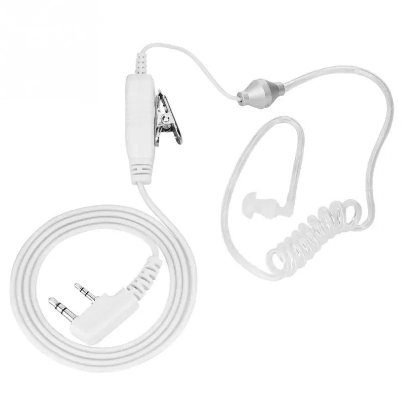 

Universal Earphone 2pin K Head Transparent Tube Wired Earphones for Walkie Talkie Two Ways Radio Talkie Headset Earpiece