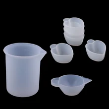 7 шт. эпоксидная смола смешивания чашки силиконовые чашки смолы цвет смешивания смолы клей инструменты форма для изготовления ювелирных изделий ручной работы ремесло DIY аксессуары
