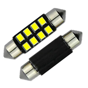 

WLJH 6x White Ice Blue Led Festoon 31MM 2835 SMD Car Interior Light Dome Lamp Interior Lighting 12v For Honda Civic Accord