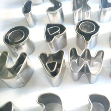 37 шт. английские буквы и цифры шаблон торт резак для печенья формочка из нержавеющей стали бисквит Фондант форма моделирования 460721