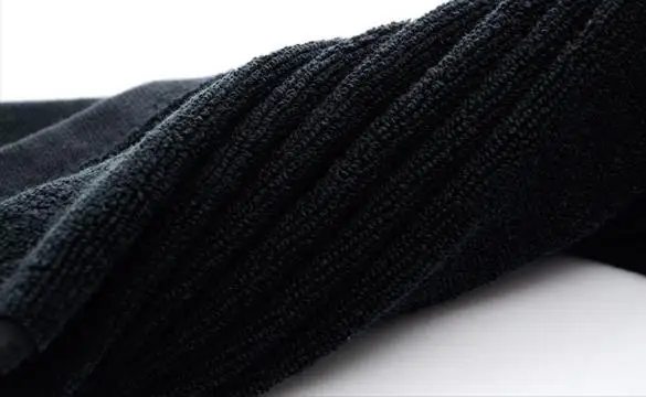 Новинка 2/3 шт./лот супер мягкое 100% хлопковое однотонное черное полотенце для лица