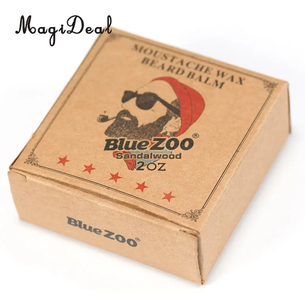 2018 Hot sale Men Beard Balm Leave-In Taming Styling Conditioner Moustache Wax Sandalwood