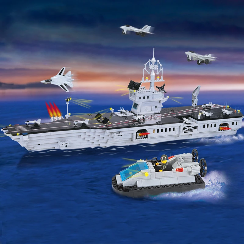 Enlighten Military Educational Building Blocks Toys For Children Gifts Army Boat AircraftCarrier Weapon Compatible With Legoe Enlighten Military Educational Building Blocks Toys For Children Gifts Army Boat AircraftCarrier Weapon Compatible With Legoe