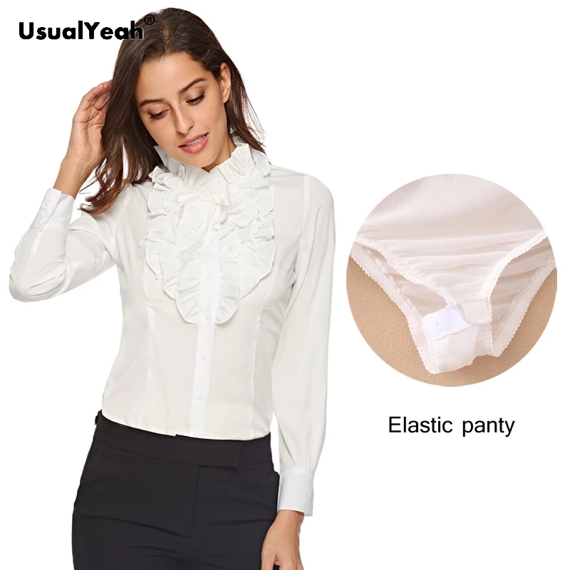 Office Lady Body Shirt Women Bobysuit 