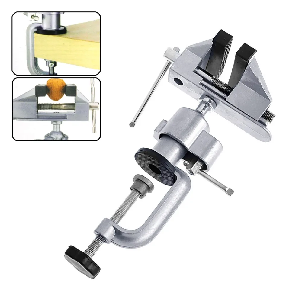 

Mini Vise Tool Aluminum Small Jewelers Hobby Clamp On Table Bench Vice Lathe New 2017