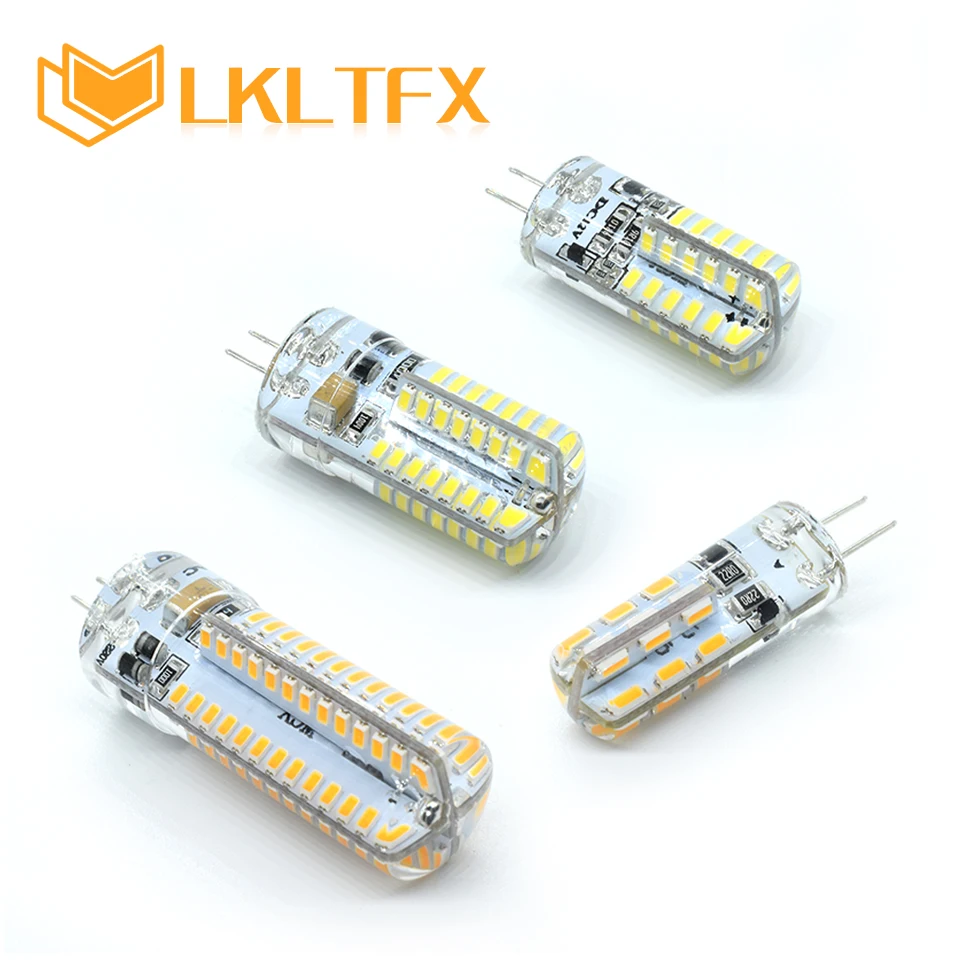 LKLTFX G9 G4 Светодиодная лампа AC220V 3014 1 Вт 2 Вт 3 Вт SMD 2835 Кристаллическая силиконовая