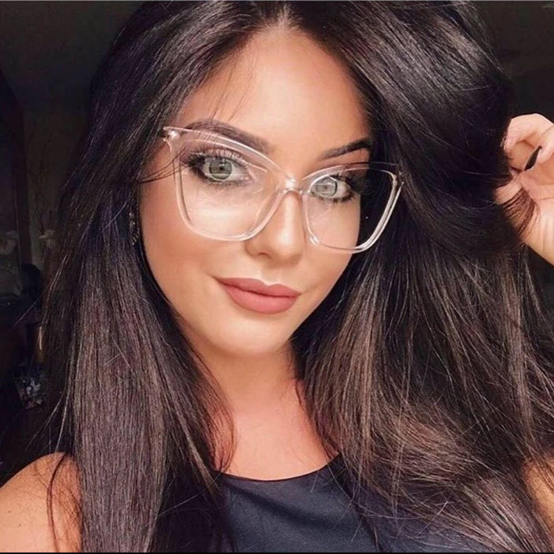Женские очки "кошачий глаз", оправа для женщин, сексуальная металлическая оправа, брендовые дизайнерские оптические очки, Женские оправы для очков, леопардовые очки