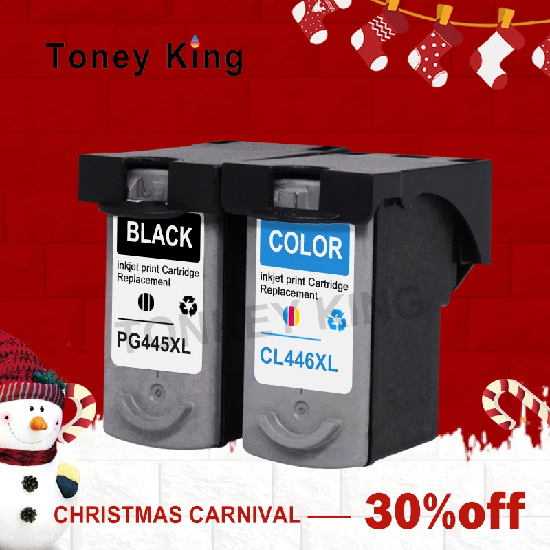 Чернильный картридж Toney King PG 445XL PG445XL CL446XL CL 446XL для принтеров Canon pixma MG2440 MG2540 MG2940 MG2942